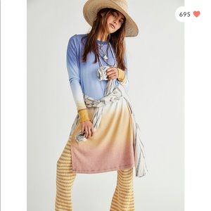 We the Free Maxi Shirt/Dress Rainbow